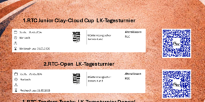 Zu den Newsdetails: LK-Tagesturniere auf unserer Anlage am Pfingstmontag
