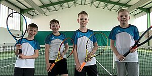 Zu den Newsdetails: Kids Cup U12 des RTC Marbach Gruppensieger in der Winterhallenrunde