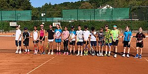 Zu den Newsdetails: Tennis Freundschaftsspiel zwischen RTC Marbach und TC Oberstenfeld begeistert Jungtalente